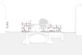 Zwischen den Wienzeilen Schnitt Raumpark asphalt kollektiv