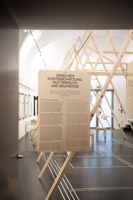 Zwischen Kostenschätzung, Muttermilch und Bauwende im Architekturzentrum Wien asphalt kollektiv