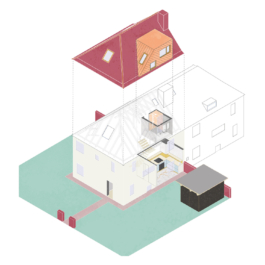 Kupfer und Kohle Isometrie asphalt kollektiv